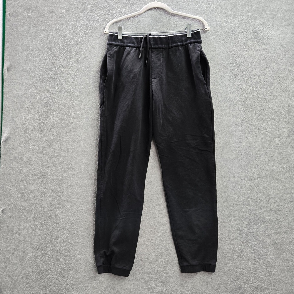 Armani Exchange Men Activewear Pants‎ Small Black Jogger Pockets Drawstring